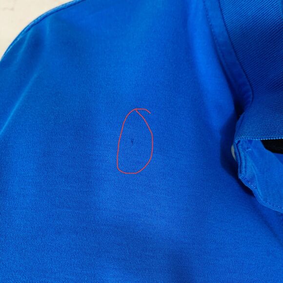 Polo Ralph Lauren XL Blue Cotton Pima Soft Touch Polo Shirt Classic Fit Preppy - Picture 6 of 12